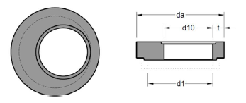 Bodenteile - Übergangsplatte mit Falz